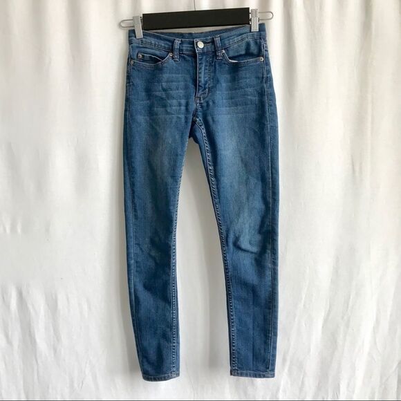 Cheap Monday Prime Cropped Sonic Skinny Jeans 24 - Picture 4 of 12